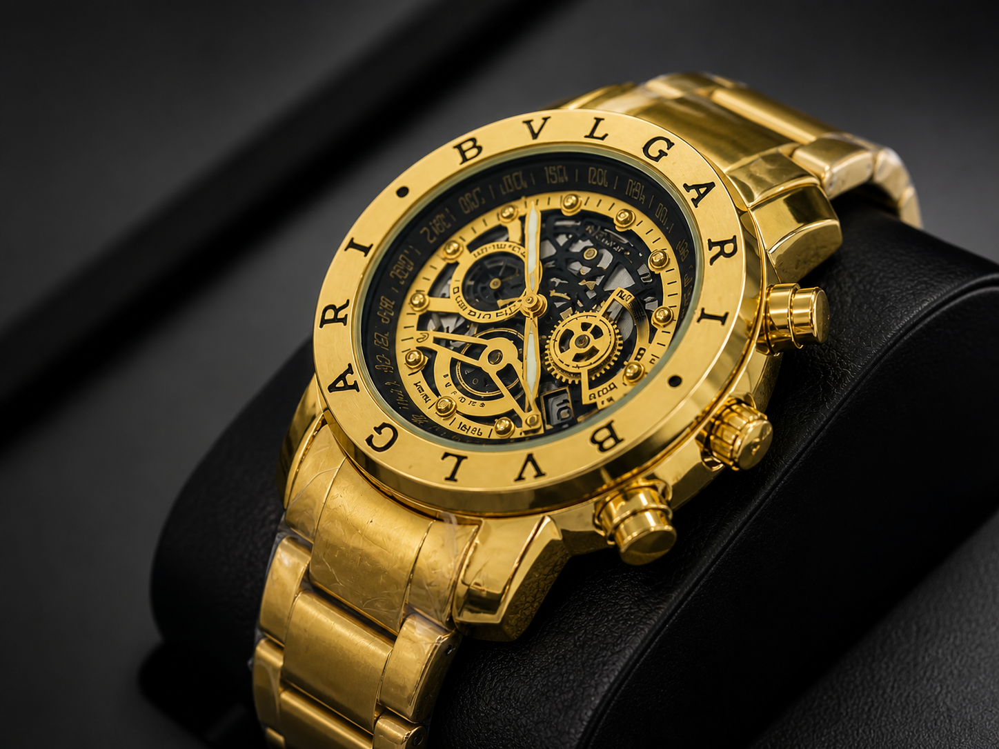 BVLGARI Premium Gold Watch