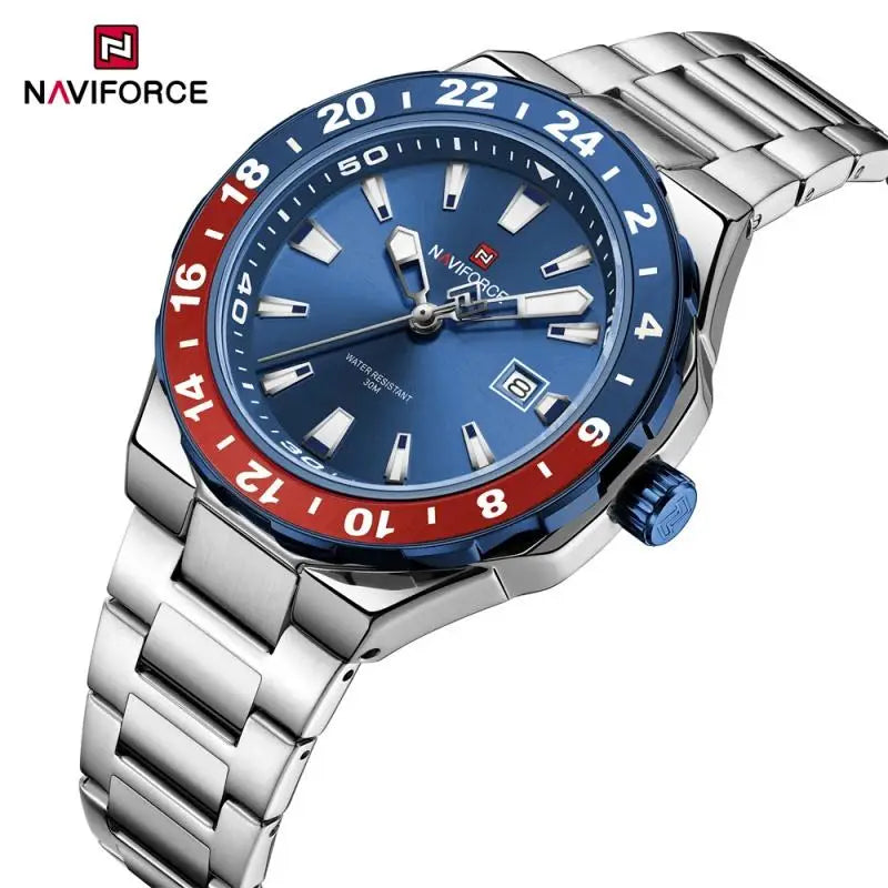NAVIFORCE 9249 Relógio Masculino Premium – Edição Black Luxo