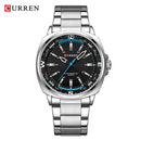 CURREN 8455 Luxo Premium – Aço Inoxidável & Resistente à Água