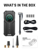 Jumpstarter Portátil 4 em 1 – Start, Compressor, Lanterna e Powerbank