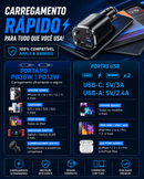 DriveCharge Ultra 120W – Carregador Veicular Retrátil 4 em 1