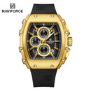 Relógio Masculino Cronógrafo NF8070 – Gold & Black